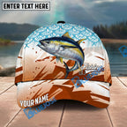 BlueJose Fishing Retro Scale Pattern Personalized Name Classic 3D Cap Personalized Cap (13 Breeds)