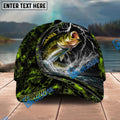 BlueJose Fishing Thunder Strike Personalized Name Classic 3D Cap Personalized Cap (13 Breeds)
