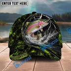 BlueJose Fishing Thunder Strike Personalized Name Classic 3D Cap Personalized Cap (13 Breeds)