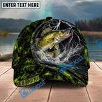 BlueJose Fishing Thunder Strike Personalized Name Classic 3D Cap Personalized Cap (13 Breeds)