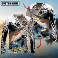 BlueJose Salmon Fishing Power Splash Skin Design Custom Name & Team Name 3D Shirts
