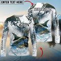 BlueJose Catfish Fishing Skin Clean Sport Style Custom Name & Team Name 3D Shirts