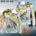 BlueJose Pike Fishing Skin Clean Sport Style Custom Name & Team Name 3D Shirts