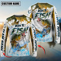 BlueJose Walleye Fishing Skin Dynamic Jump Custom Name & Team Name 3D Shirts