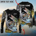 BlueJose Pike Fishing Bold Skin Modern Graphic Custom Name & Team Name 3D Shirts
