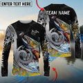 BlueJose Trout Fishing Bold Skin Modern Graphic Custom Name & Team Name 3D Shirts