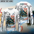 BlueJose Catfish Fishing Aggressive Splash Design Custom Name & Team Name 3D Shirts