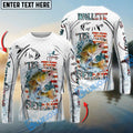 BlueJose Walleye Fishing Aggressive Splash Design Custom Name & Team Name 3D Shirts