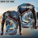 BlueJose Musky Fishing Rising Star Custom Name & Team Name 3D Shirts
