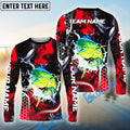 BlueJose Mahi-mahi Fishing Red Thunder Custom Name & Team Name 3D Shirts