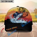 BlueJose Fishing Mountain Lake Legend Personalized Cap (13 Breeds)