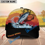 BlueJose Fishing Mountain Lake Legend Personalized Cap (13 Breeds)
