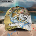 BlueJose Fishing Gold Scale Personalized Cap (13 Breeds)