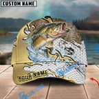 BlueJose Fishing Gold Scale Personalized Cap (13 Breeds)