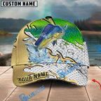 BlueJose Fishing Gold Scale Personalized Cap (13 Breeds)