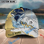 BlueJose Fishing Gold Scale Personalized Cap (13 Breeds)