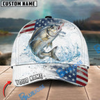 BlueJose Fishing Patriot Hunter Personalized Cap (13 Breeds)