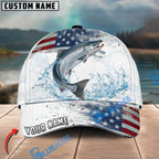 BlueJose Fishing Patriot Hunter Personalized Cap (13 Breeds)