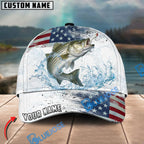 BlueJose Fishing Patriot Hunter Personalized Cap (13 Breeds)