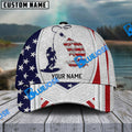 BlueJose Personalized Bass Fishing American Dusty Style Classic Cap