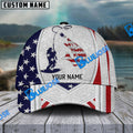 BlueJose Personalized Musky Fishing American Dusty Style Classic Cap