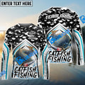 BlueJose Catfish Fishing Black Camo Sport Custom Name & Team Name 3D Shirts