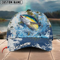 BlueJose Tuna Fishing Hooked On Victory Personalized Cap