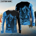 BlueJose Largemouth Bass Fishing Custom Long Sleeve Fishing Shirts