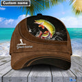BlueJose Custom Name Northern Pike Fishing Happiness Cap