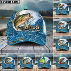 BlueJose Fishing Golden Hook Graphic Personalized Cap (13 Breeds)
