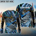 BlueJose Catfish Fishing Lightning Pattern Sport Custom Name & Team Name 3D Shirts
