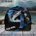 BlueJose Marlin Fishing Skinfish Texure Pattern Personalized Cap